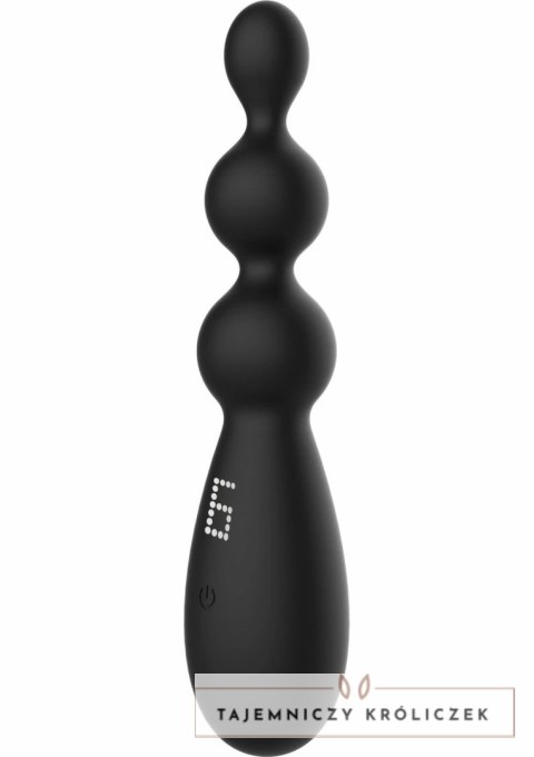 Hidden Desire Extreme Triple Thrill Anal Vibrator silikonowy 3-kulkowy czarny Hidden Desire
