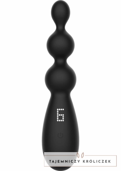 Hidden Desire Extreme Triple Thrill Anal Vibrator silikonowy 3-kulkowy czarny Hidden Desire