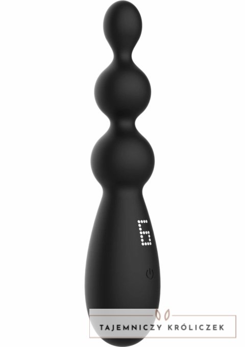 Hidden Desire Extreme Triple Thrill Anal Vibrator silikonowy 3-kulkowy czarny Hidden Desire
