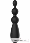 Hidden Desire Extreme Triple Thrill Anal Vibrator silikonowy 3-kulkowy czarny Hidden Desire