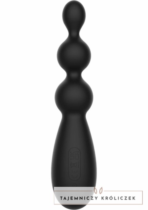 Hidden Desire Extreme Triple Thrill Anal Vibrator silikonowy 3-kulkowy czarny Hidden Desire