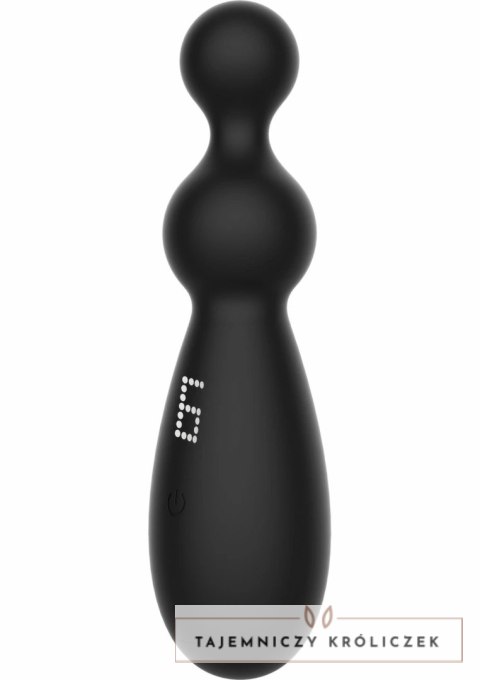 Hidden Desire Extreme Twin Thrill Anal Vibrator silikonowy, wielofunkcyjny, czarny Hidden Desire