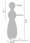 Hidden Desire Extreme Twin Thrill Anal Vibrator silikonowy, wielofunkcyjny, czarny Hidden Desire