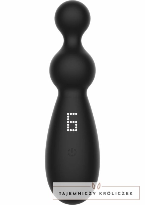 Hidden Desire Extreme Twin Thrill Anal Vibrator silikonowy, wielofunkcyjny, czarny Hidden Desire