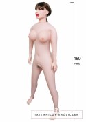 Hidden Desire Foxy Roxy Inflatable Doll - brunetka, anatomiczna sylwetka, 3 strefy Hidden Desire