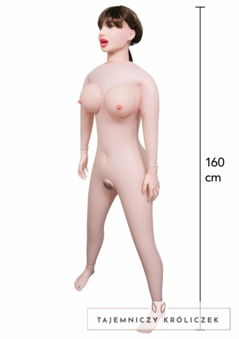Hidden Desire Foxy Roxy Inflatable Doll - brunetka, anatomiczna sylwetka, 3 strefy Hidden Desire