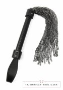 Hidden Desire Genuine Leather Chain Whip - skorzany bat z metalowymi ogniwami Hidden Desire