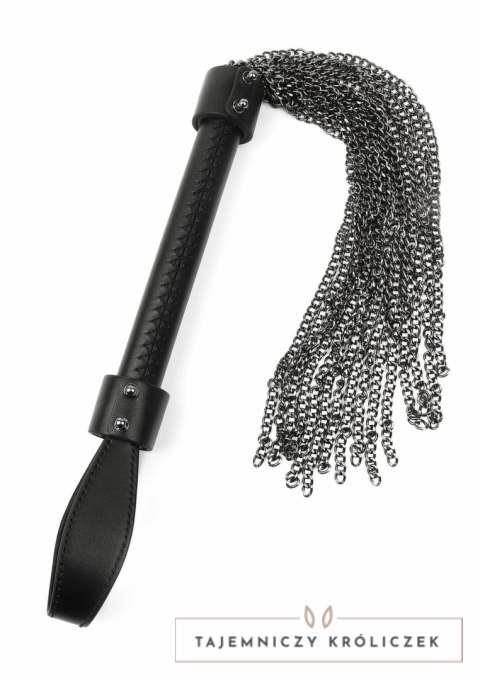 Hidden Desire Genuine Leather Chain Whip - skorzany bat z metalowymi ogniwami Hidden Desire