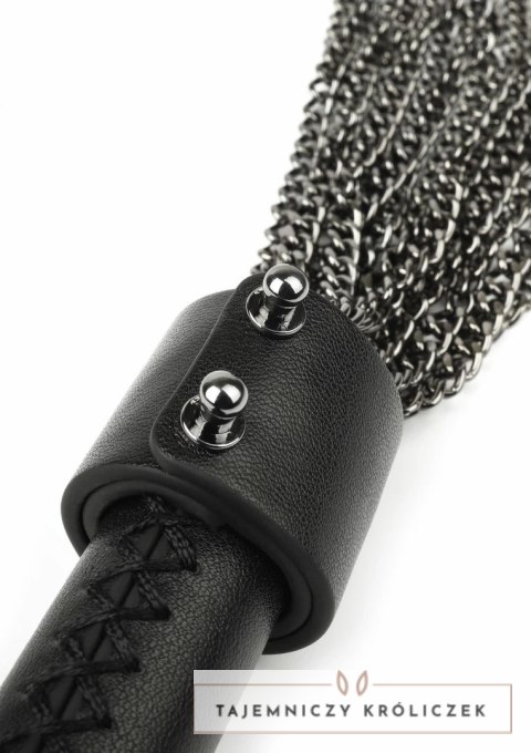 Hidden Desire Genuine Leather Chain Whip - skorzany bat z metalowymi ogniwami Hidden Desire