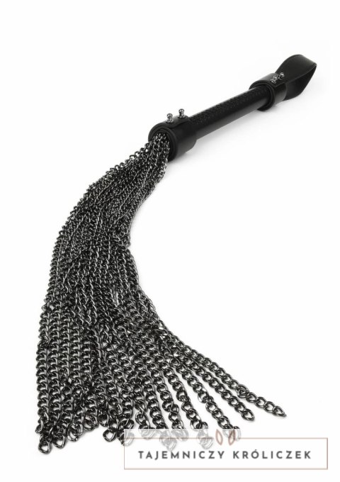 Hidden Desire Genuine Leather Chain Whip - skorzany bat z metalowymi ogniwami Hidden Desire