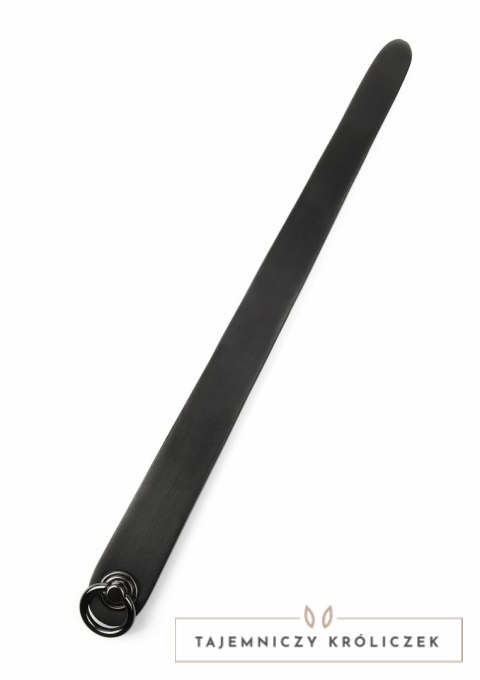 Hidden Desire Genuine Leather Ruler - elegancki skorzany liniał 40 cm czarny Hidden Desire