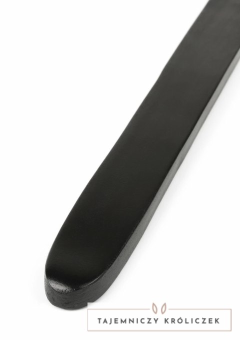Hidden Desire Genuine Leather Ruler - elegancki skorzany liniał 40 cm czarny Hidden Desire