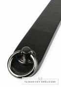Hidden Desire Genuine Leather Ruler - elegancki skorzany liniał 40 cm czarny Hidden Desire