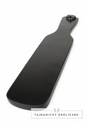 Hidden Desire Genuine Leather Spank Paddle - skorzana płetwa do masażu, czarna Hidden Desire