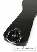 Hidden Desire Genuine Leather Spank Paddle - skorzana płetwa do masażu, czarna Hidden Desire