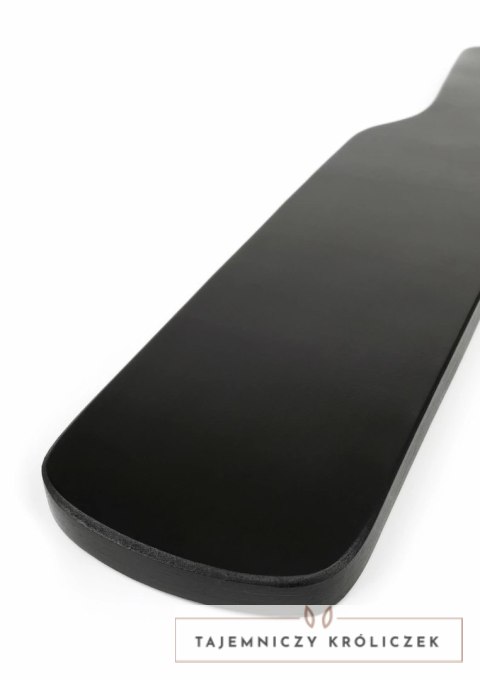 Hidden Desire Genuine Leather Spank Paddle - skorzana płetwa do masażu, czarna Hidden Desire