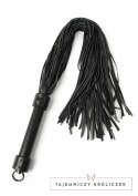 Hidden Desire Genuine Leather Whip 75cm - skorzany bat z metalowym uchwytem Hidden Desire