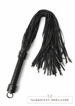 Hidden Desire Genuine Leather Whip 75cm - skorzany bat z metalowym uchwytem Hidden Desire