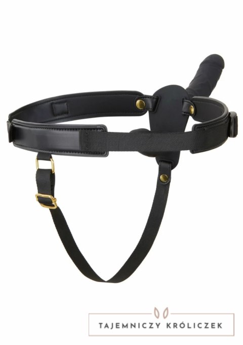 Hidden Desire INFERNO Double Vibrating Strap-On Silicone 14 cm - podwojna stymulacja, pilot Hidden Desire