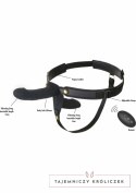 Hidden Desire INFERNO Double Vibrating Strap-On Silicone 14 cm - podwojna stymulacja, pilot Hidden Desire