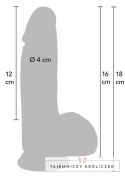 INFERNO by HIDDEN DESIRE Liquid Silicone 16 cm - model anatomiczny dwuwarstwowy Hidden Desire