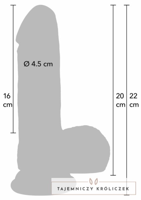 INFERNO by HIDDEN DESIRE Liquid Silicone 20 cm - model anatomiczny, dwuwarstwowy Hidden Desire