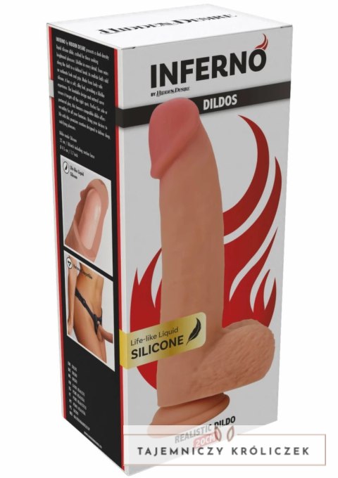 INFERNO by HIDDEN DESIRE Liquid Silicone 20 cm - model anatomiczny, dwuwarstwowy Hidden Desire