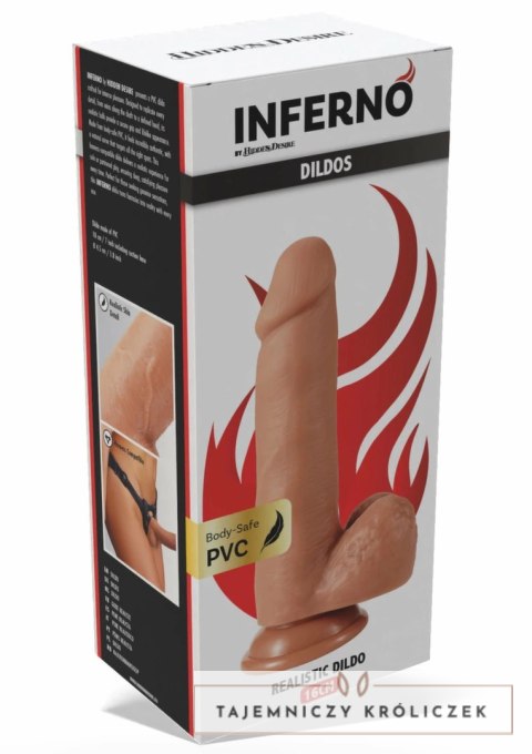INFERNO by HIDDEN DESIRE model PVC 16 cm anatomiczny kształt Hidden Desire