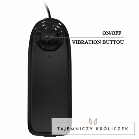 BAILE Arbiter - wibrator anatomiczny TPR z przyssawką, wielobiegowy BAILE