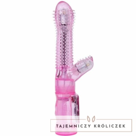 BAILE Intymny Kochanek Liliowy - wielofunkcyjny wibrator wodoodporny 23 cm BAILE