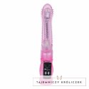 BAILE Intymny Kochanek Liliowy - wielofunkcyjny wibrator wodoodporny 23 cm BAILE