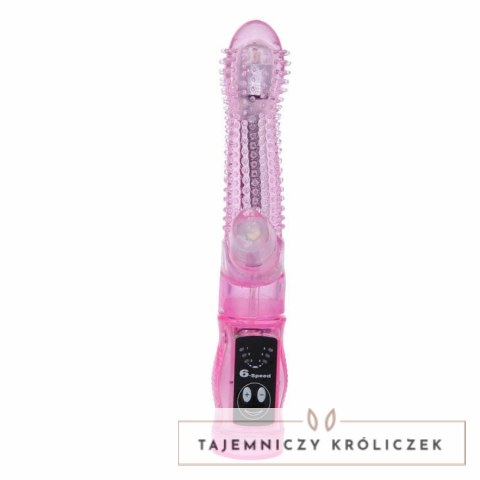 BAILE Intymny Kochanek Liliowy - wielofunkcyjny wibrator wodoodporny 23 cm BAILE