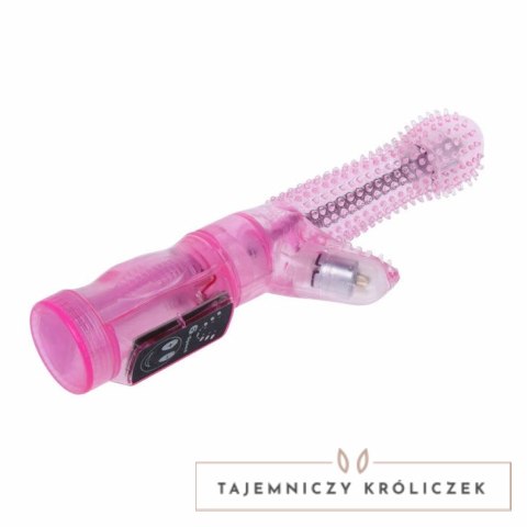 BAILE Intymny Kochanek Liliowy - wielofunkcyjny wibrator wodoodporny 23 cm BAILE