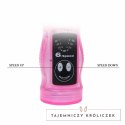 BAILE Intymny Kochanek Liliowy - wielofunkcyjny wibrator wodoodporny 23 cm BAILE