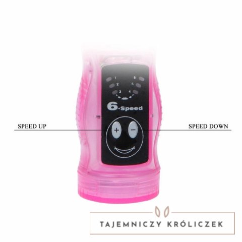 BAILE Intymny Kochanek Liliowy - wielofunkcyjny wibrator wodoodporny 23 cm BAILE