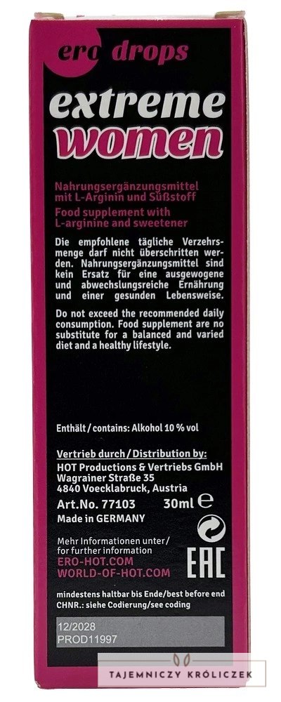 Cobeco Spanish Fly Extreme Women 30ml - suplement dla kobiet HOT