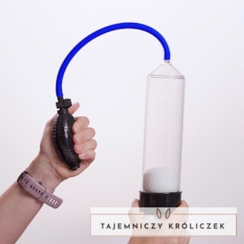EasyToys System prożniowy z pompką do powiększania czarny 21 cm Easytoys Men Only