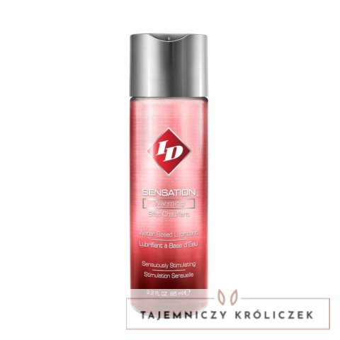 ID Sensation żel nawilżający rozgrzewający 65 ml, formuła wodna ID Lubricants