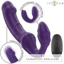Intense Jill podwojny wibrator 20 cm fioletowy pilot bezprzewodowy INTENSE