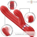 Intense LELE wielofunkcyjny masażer rotacyjno-oscylacyjny czerwony USB INTENSE