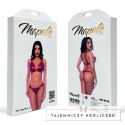 Noir Handmade Gloss Wine Red - Komplet dwuczęściowy M, winylowy Mapale