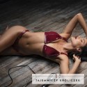 Noir Handmade Gloss Wine Red - Komplet dwuczęściowy M, winylowy Mapale