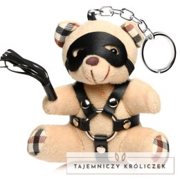 XR Brands Keychain Bear Model BDSM, spalonej pomarańczy, 3,9 cala XR Brands