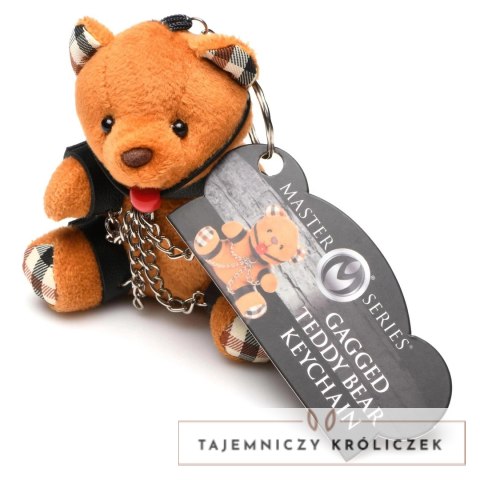 XR Brands Keychain Misiu BDSM Jasnobrzoskwiniowy 4,2 cala brelok XR Brands