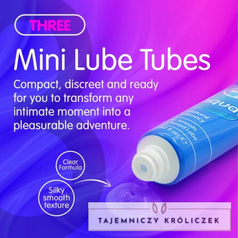 Skins Sampler Tubes Fruity 3x12ml Zestaw Wodnych Żeli Owocowych Creative Conceptions