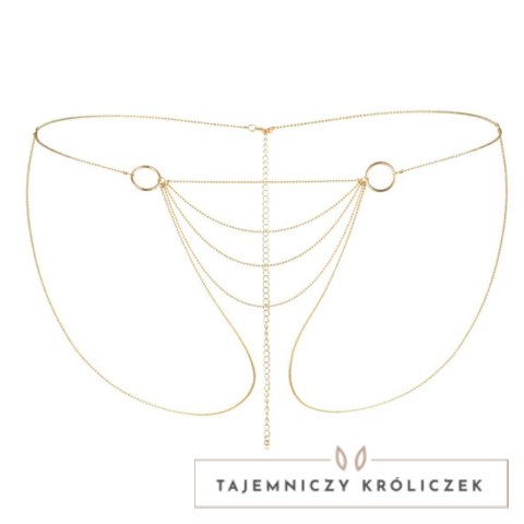 Łańcuszki jak bikini - Bijoux Indiscrets Magnifique Bikini Chain Gold
