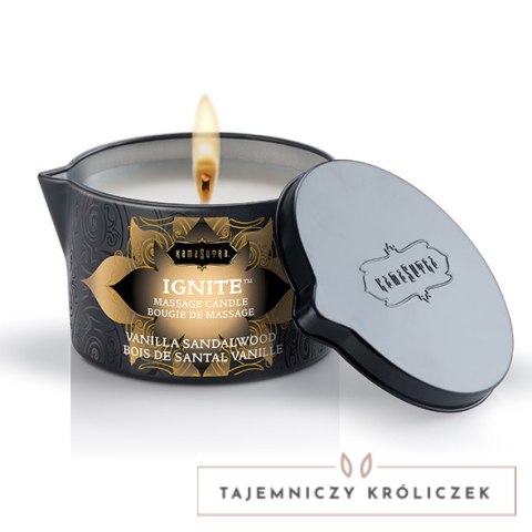 Świeca do masażu - Kama Sutra Ignite Vanilla Sandalwood 170g