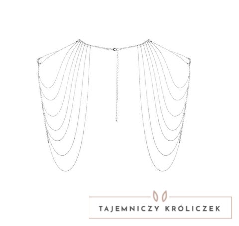 Łańcuszki na ramiona - Bijoux Indiscrets Magnifique Shoulder Jewelry Silver