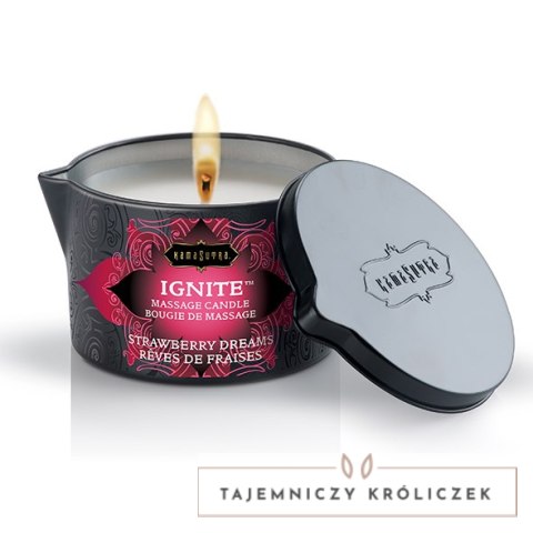 Świeca do masażu - Kama Sutra Ignite Strawberry Dreams 170g Świeca do masażu - Kama Sutra Ignite Strawberry Dreams 170g