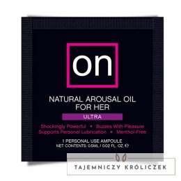 Olejek stymulujący najmocniejszy (ampułka) - Sensuva ON Arousal Oil Ultra 0.5 ml Sensuva